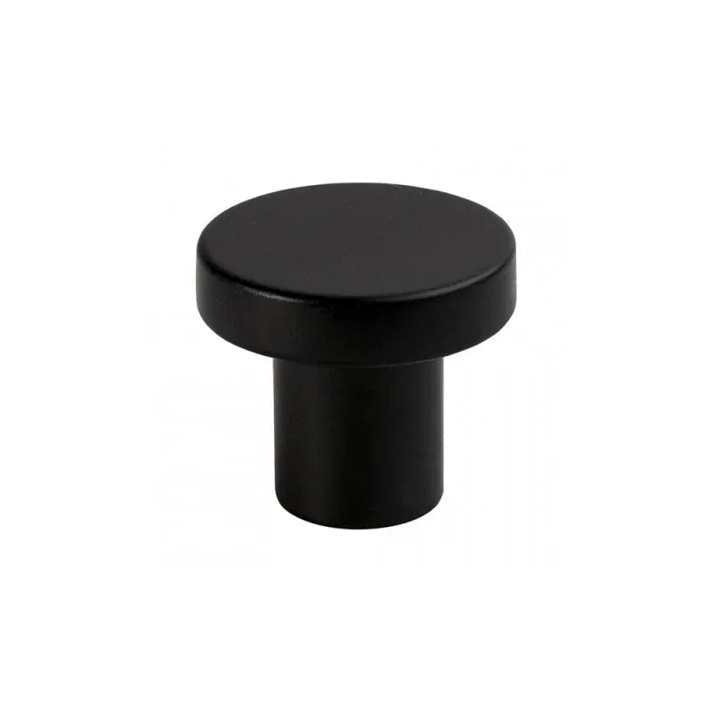 2078 | Knop i Mat Sort Ø 28 mm x D 25 mm Beslag Design BD-368053-11 FINICC