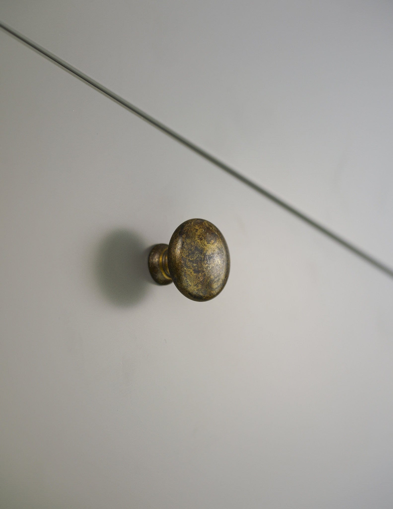 411 | Knop i Ubehandlet Messing Beslag Design FINICC