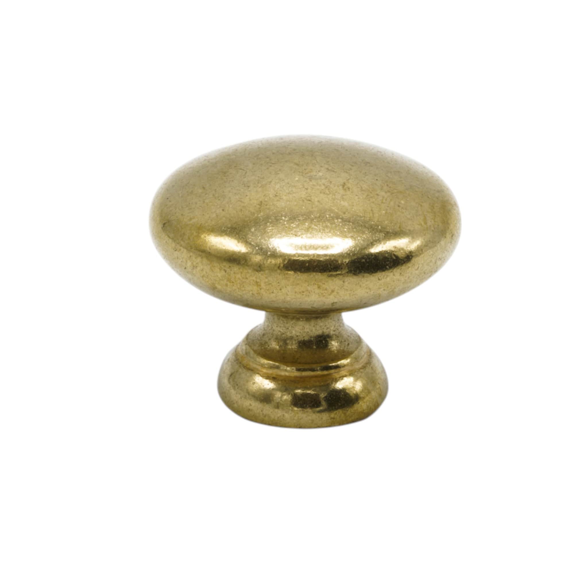 411 | Knop i Ubehandlet Messing Ø 40 mm x D 37 mm Beslag Design 391314-11 FINICC