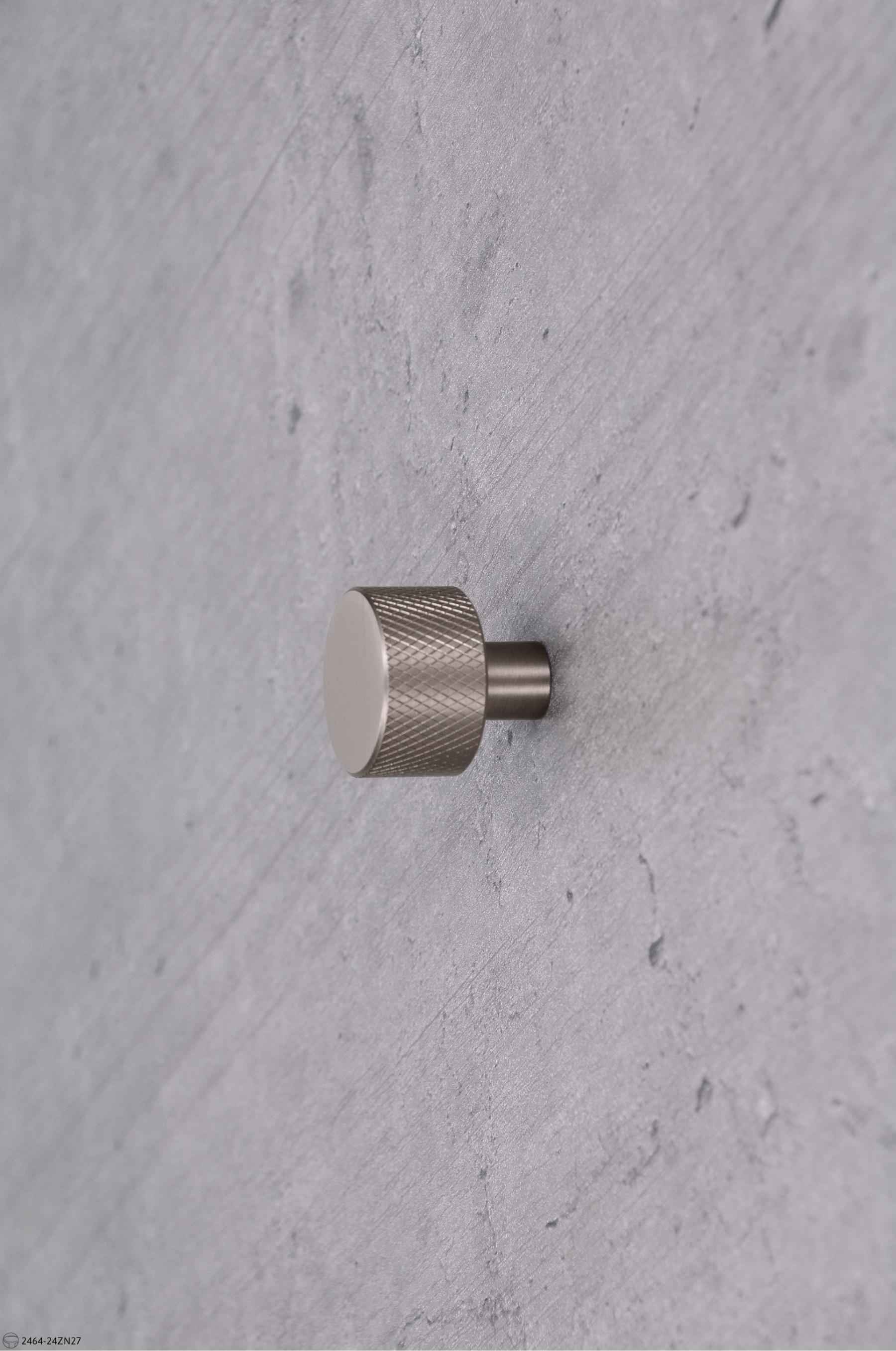 Arc 24 | Knop i Rustfrit Stål Finish Ø 24 mm x D 25 mm SIRO SR-2464-24ZN27 FINICC