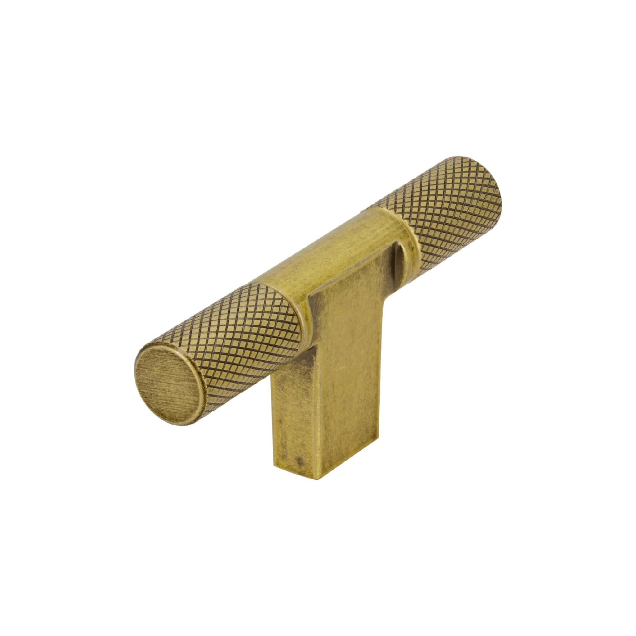 Arc T | Knop/Greb i Antik Messing/Guld Finish L 72 mm x B 12 mm SIRO FINICC
