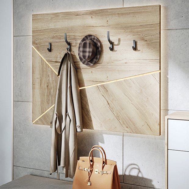 Aura Dobbelt | Knage i Antik Tin H 150 mm x D 71 mm SIRO SR-2432/ZN75 FINICC