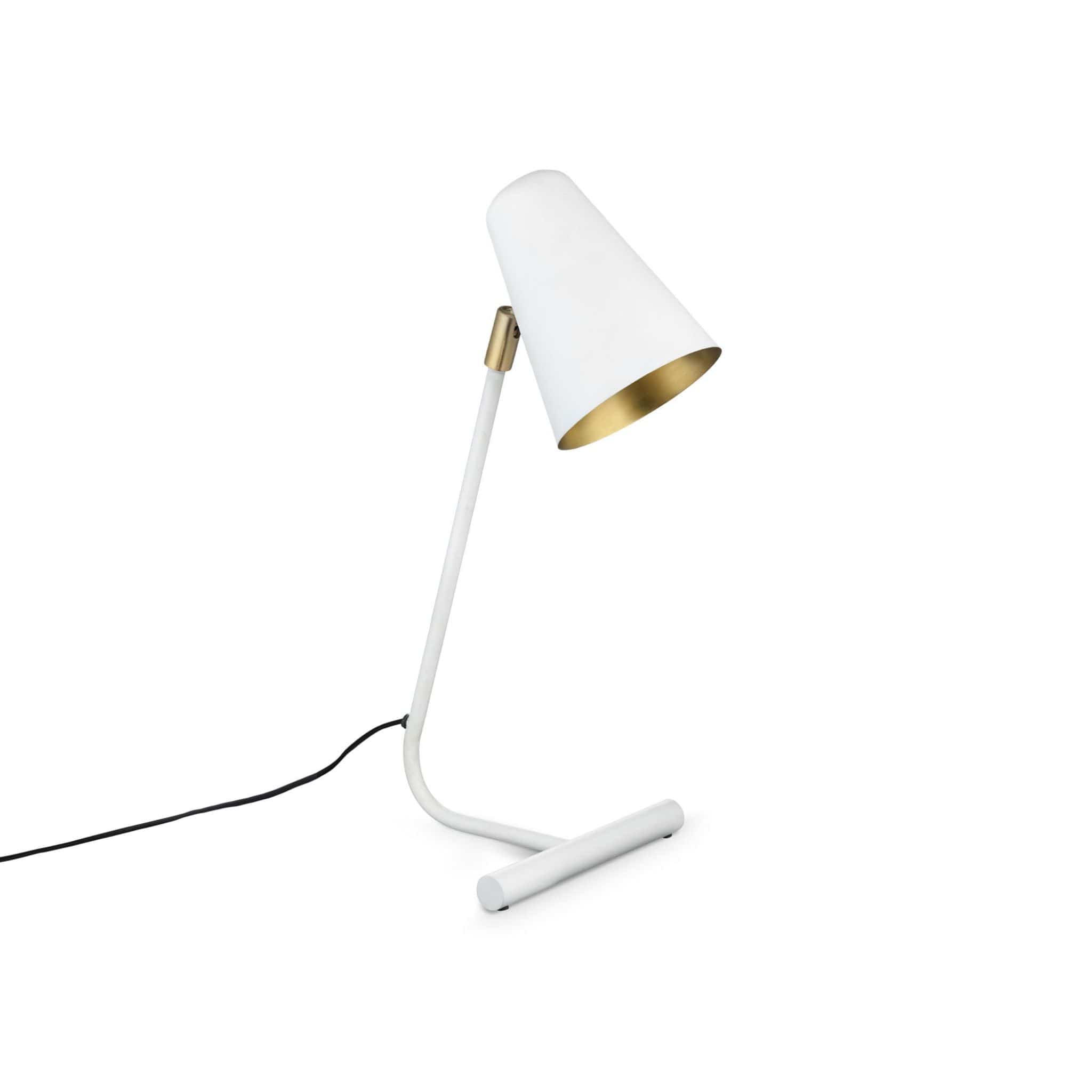 Balance | Bordlampe i Mat Hvid Ø 11 cm x H 45 cm H. Skjalm P. FINICC