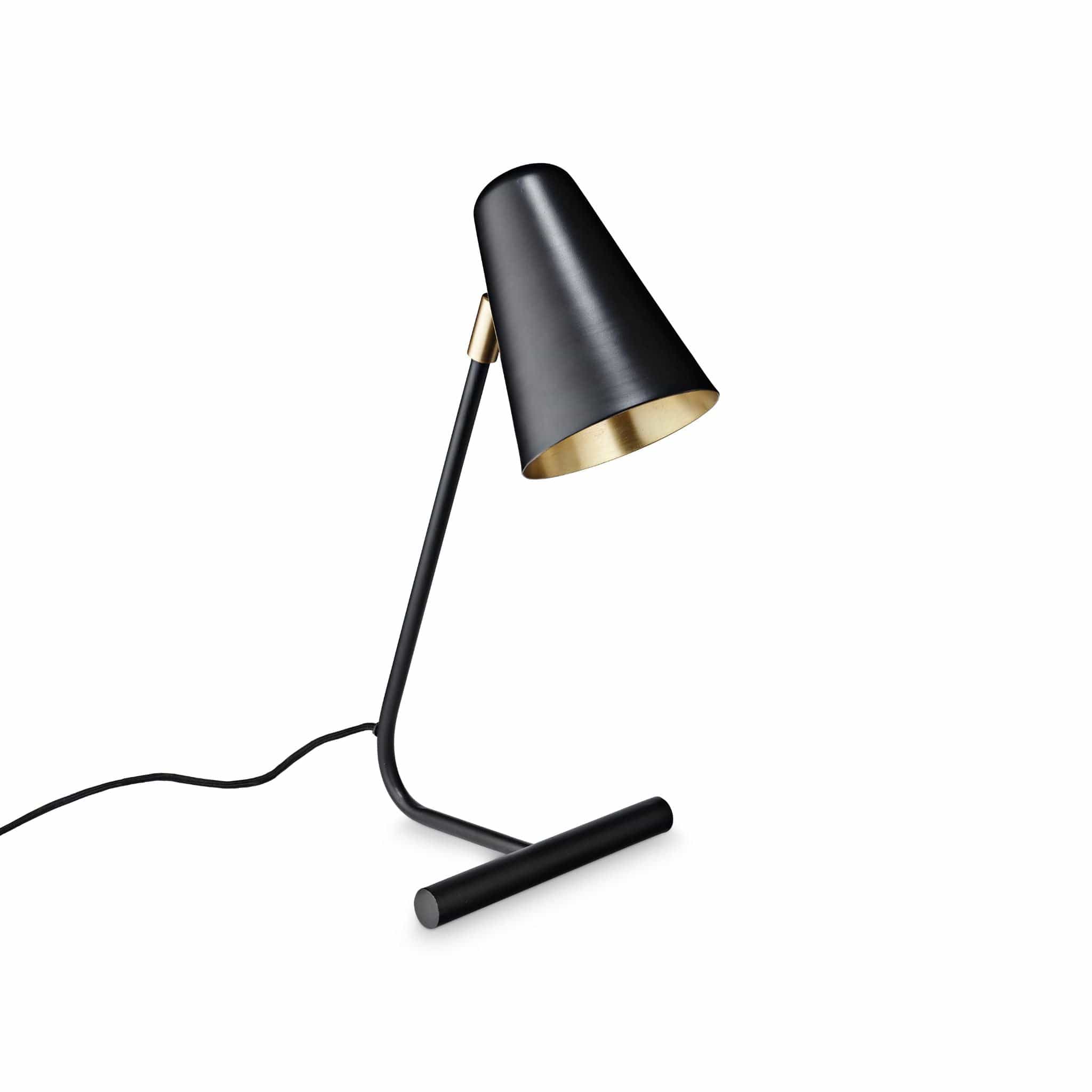 Balance | Bordlampe i Mat Sort Ø 11 cm x H 45 cm H. Skjalm P. FINICC