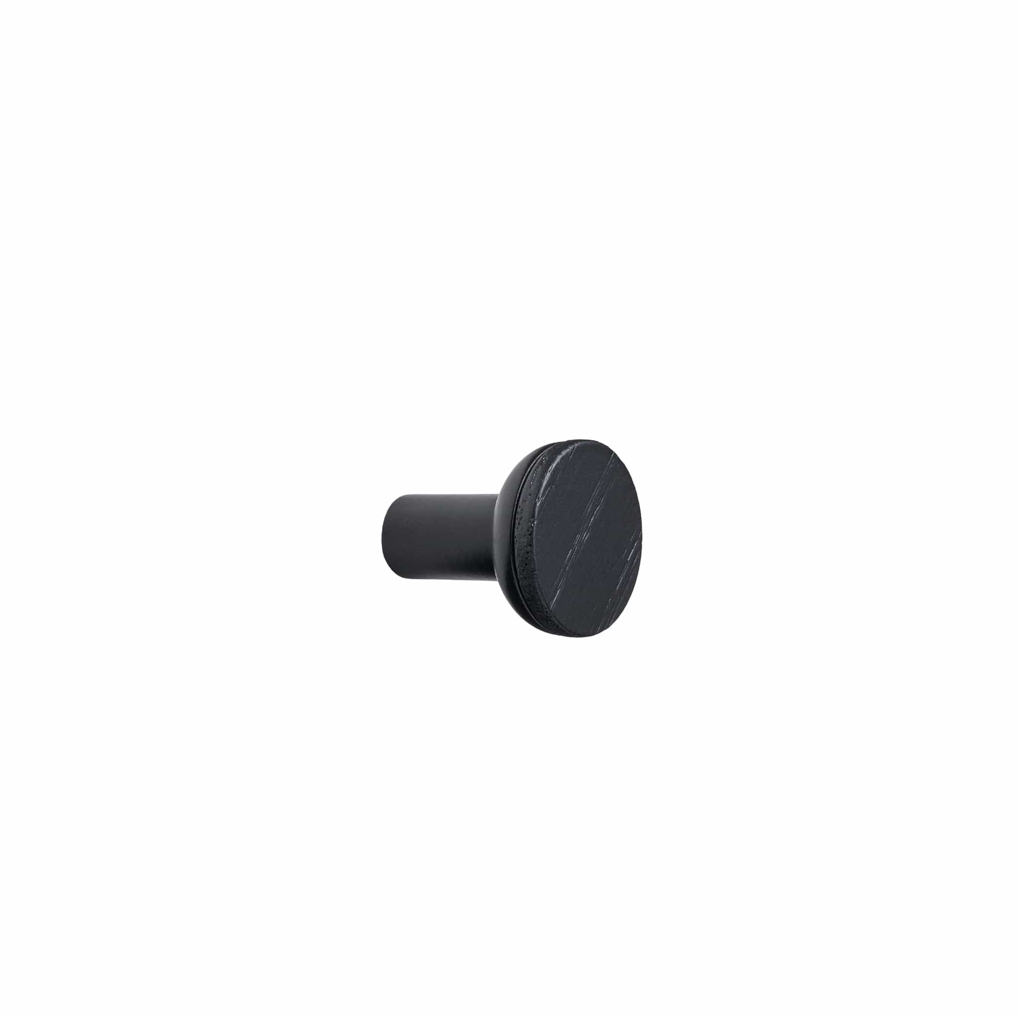 Bis | Knop i Sortbejdset Eg / Mat Sort Ø 24 mm x D 28 mm Furnipart FINICC