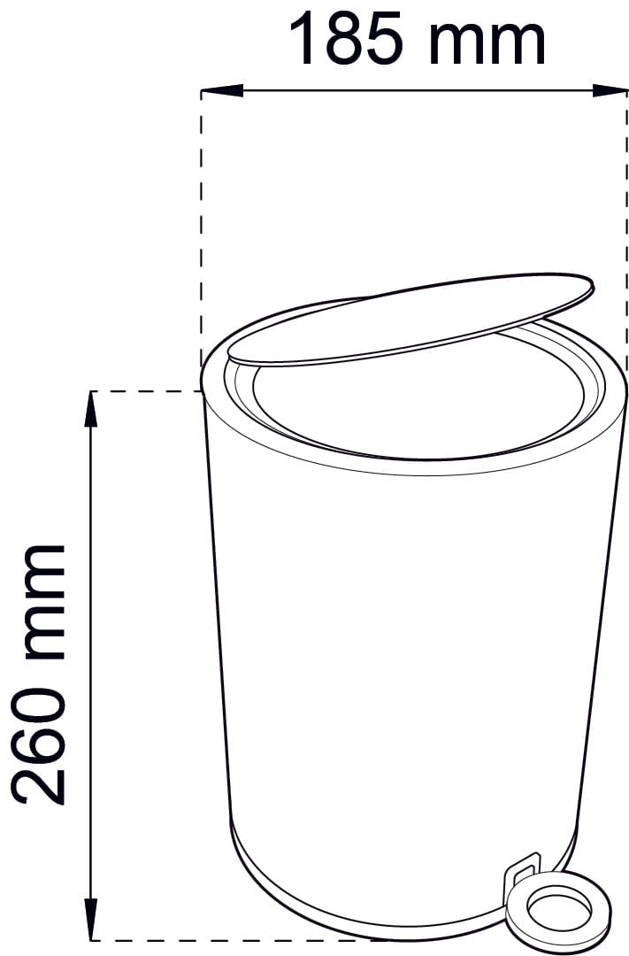 Blossom | Pedalspand i Sort FINICC HB-30125 FINICC