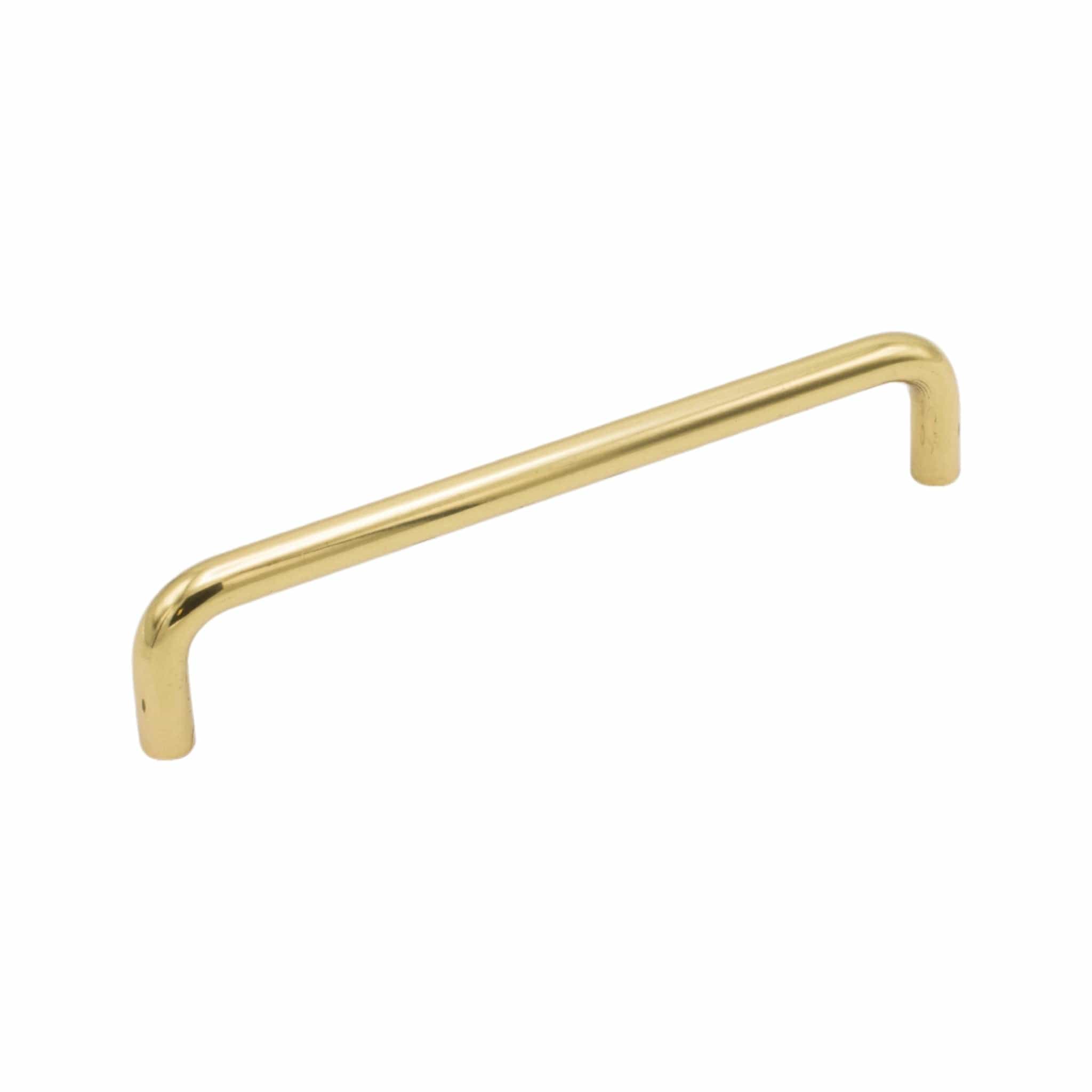 Bolmen | Greb i Blank Messing uden Lak L 138 mm (C/C 128 mm) Beslag Design 336903-11 FINICC