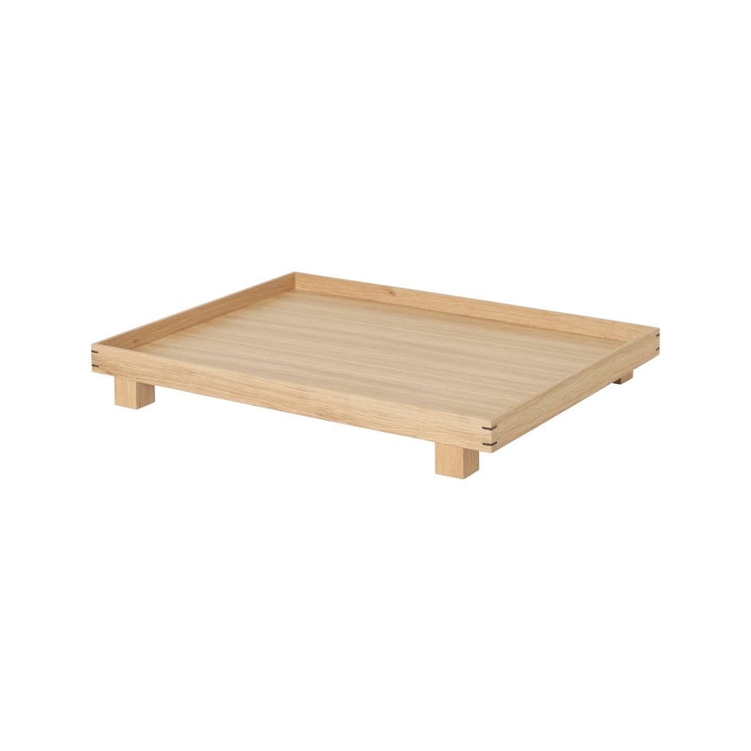 Bon Wooden Tray Large - Oak ferm LIVING FL-3399 FINICC