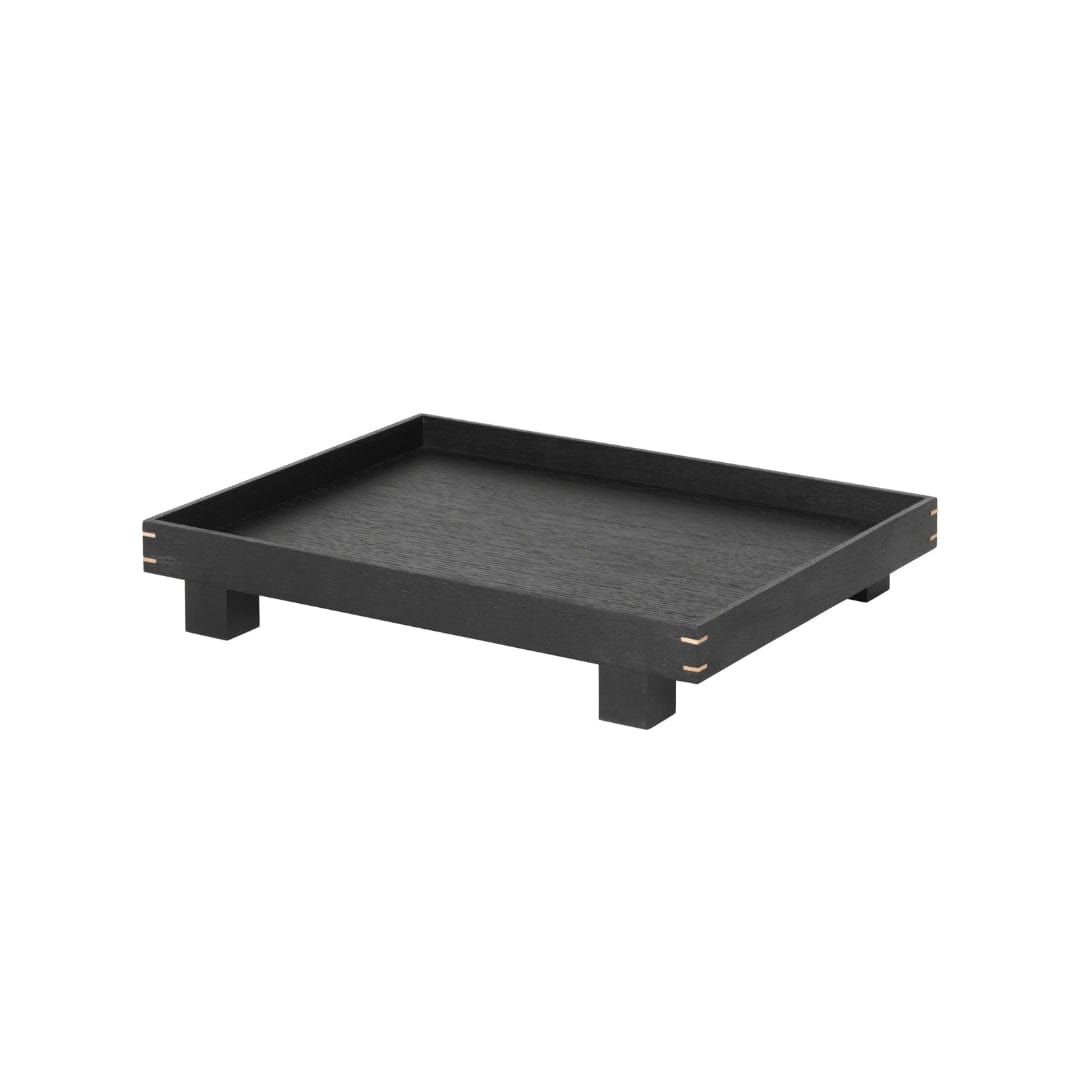 Bon Wooden Tray Small - Black Stained Oak ferm LIVING FL-3400 FINICC