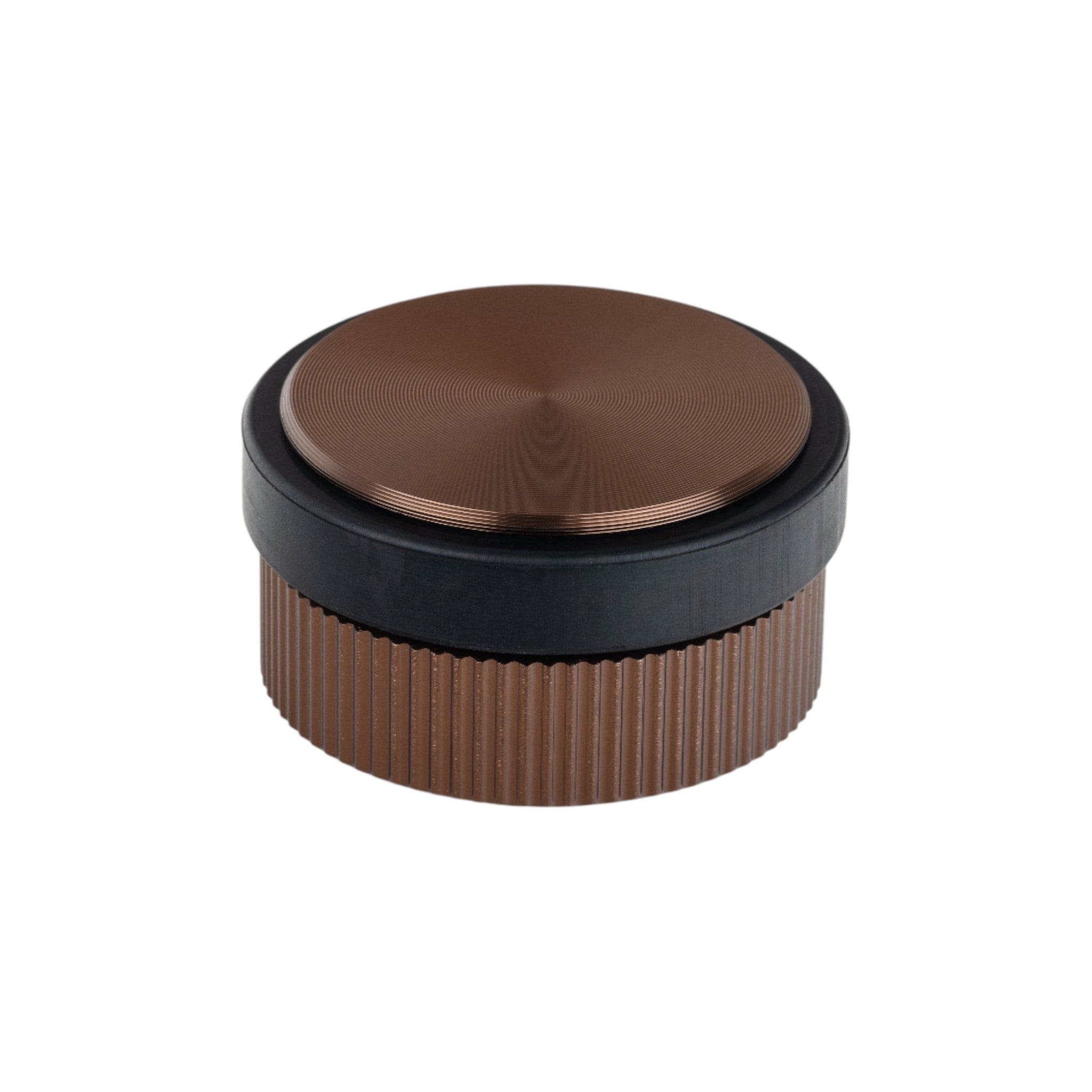 Brooklyn Floor | Dørstopper i Børstet Bronze Ø 62 mm x H 33 mm Viefe VF-8021059L619 FINICC
