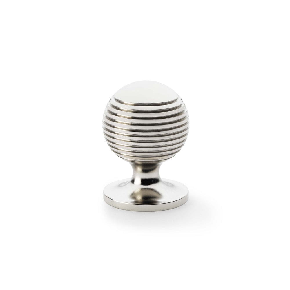 Caesar | Knop i Blank Nikkel Ø 32 mm x D 38 mm Alexander & Wilks AW832-32-PN FINICC