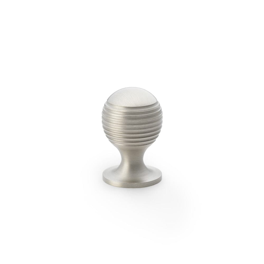 Caesar | Knop i Rustfrit Stål Finish Ø 25 mm x D 38 mm Alexander & Wilks AW832-25-SN FINICC