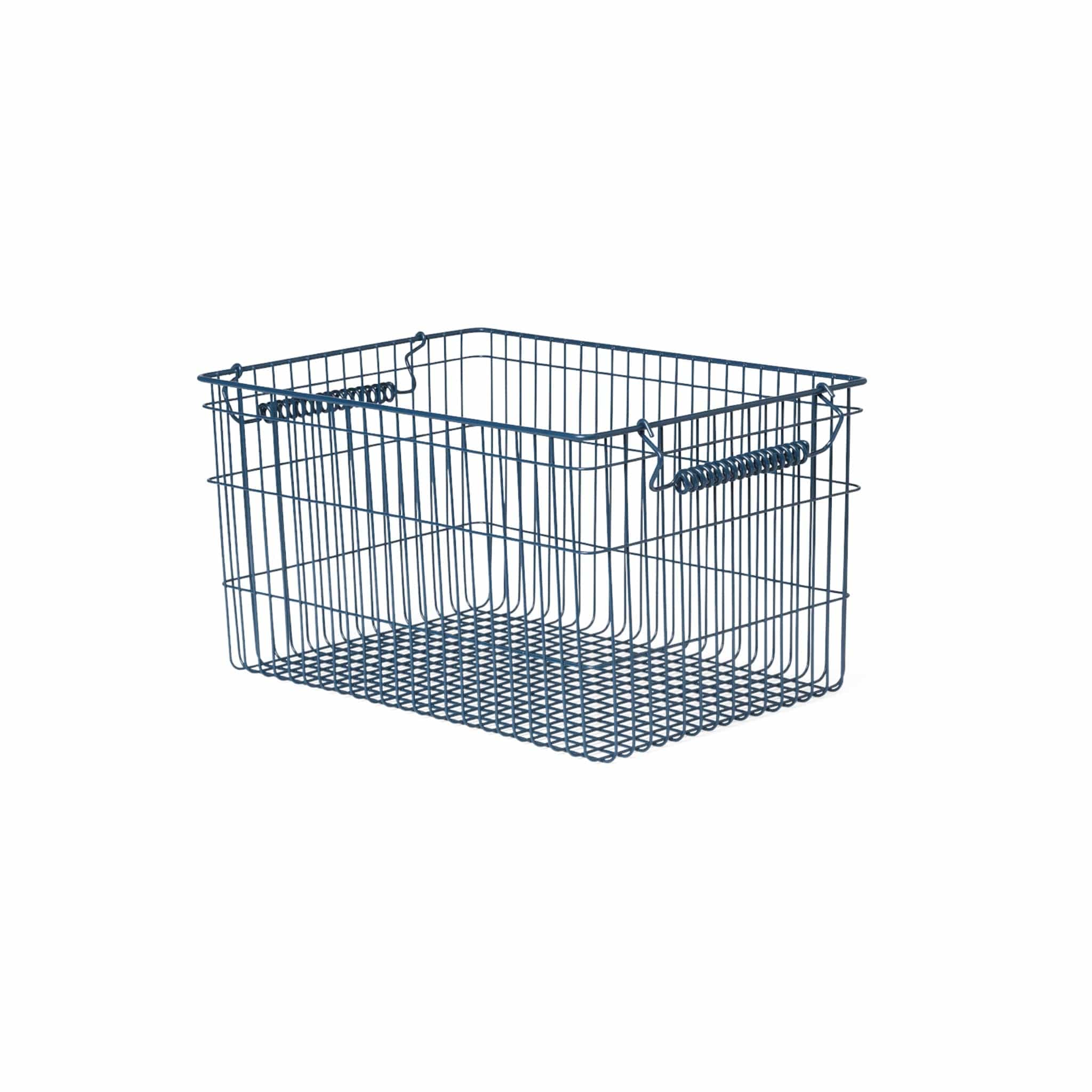 Cala Stackable - Set of 2 | Kurv i Dark Blue L 20,2 mm x B 36,2 mm Ferm Living FL-1104269879 FINICC