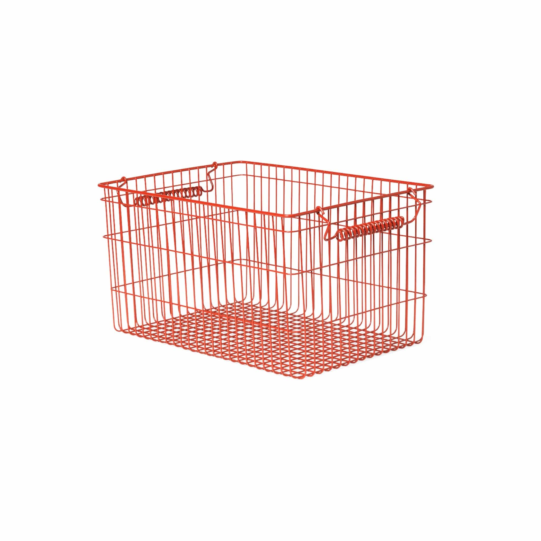 Cala Stackable - Set of 2 | Kurv i Poppy Red L 20,2 mm x B 36,2 mm Ferm Living FL-1104269881 FINICC