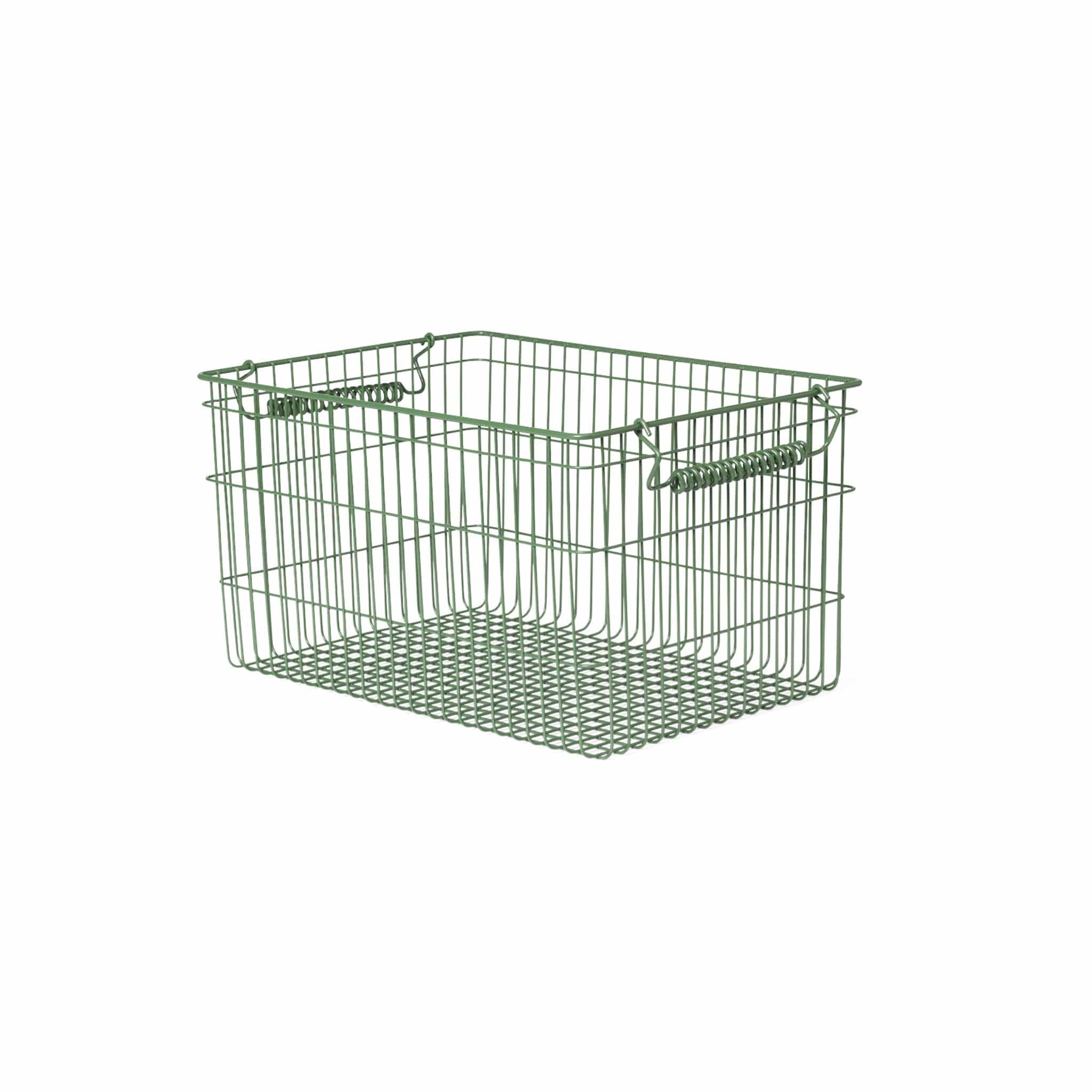 Cala Stackable - Set of 2 | Kurv i Verdant Green L 20,2 mm x B 36,2 mm Ferm Living FL-1104269880 FINICC