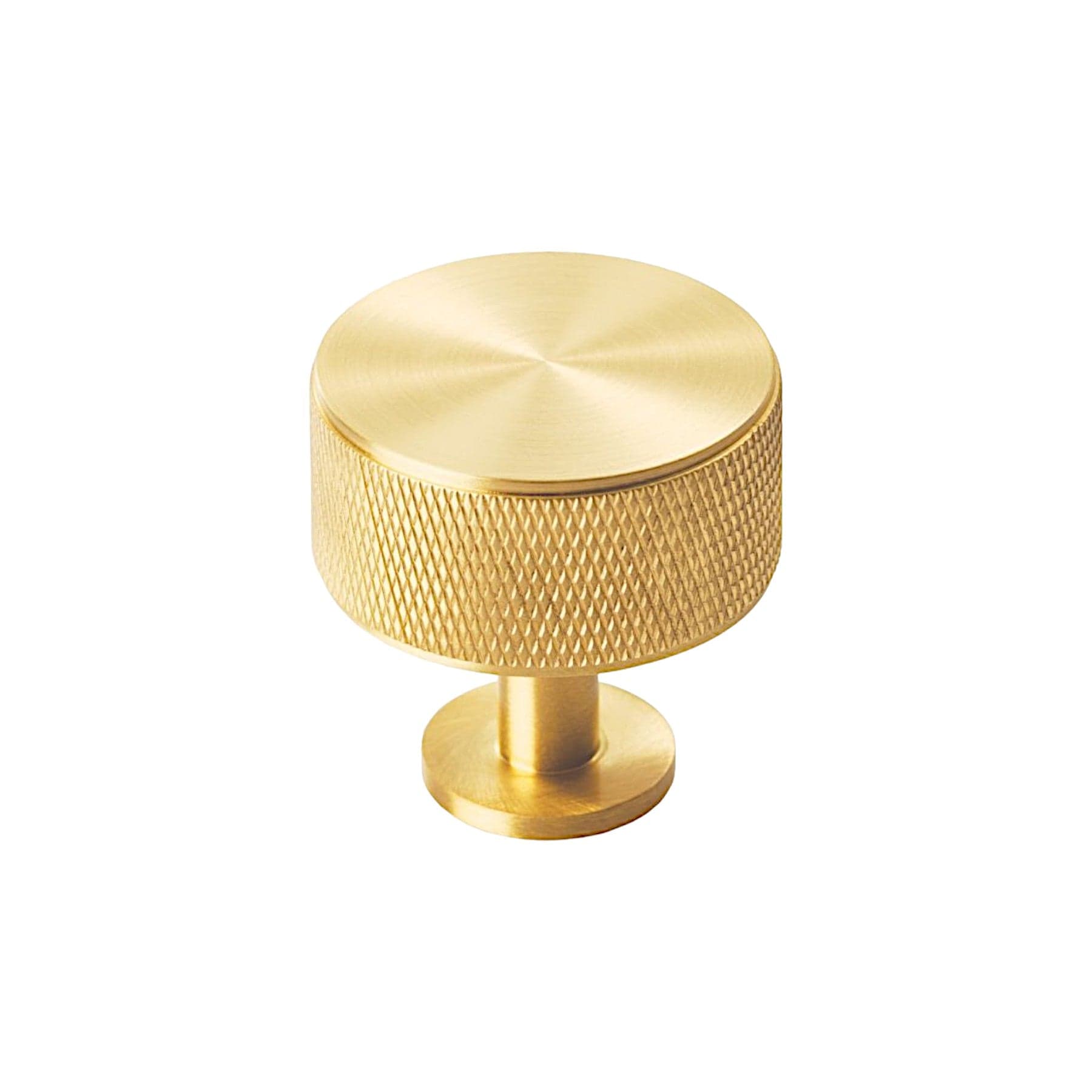 Carlisle Cross Radio | Knop i Børstet Messing med Lak Ø 35 mm x D 34 mm Carlisle Brass FTD703SB FINICC