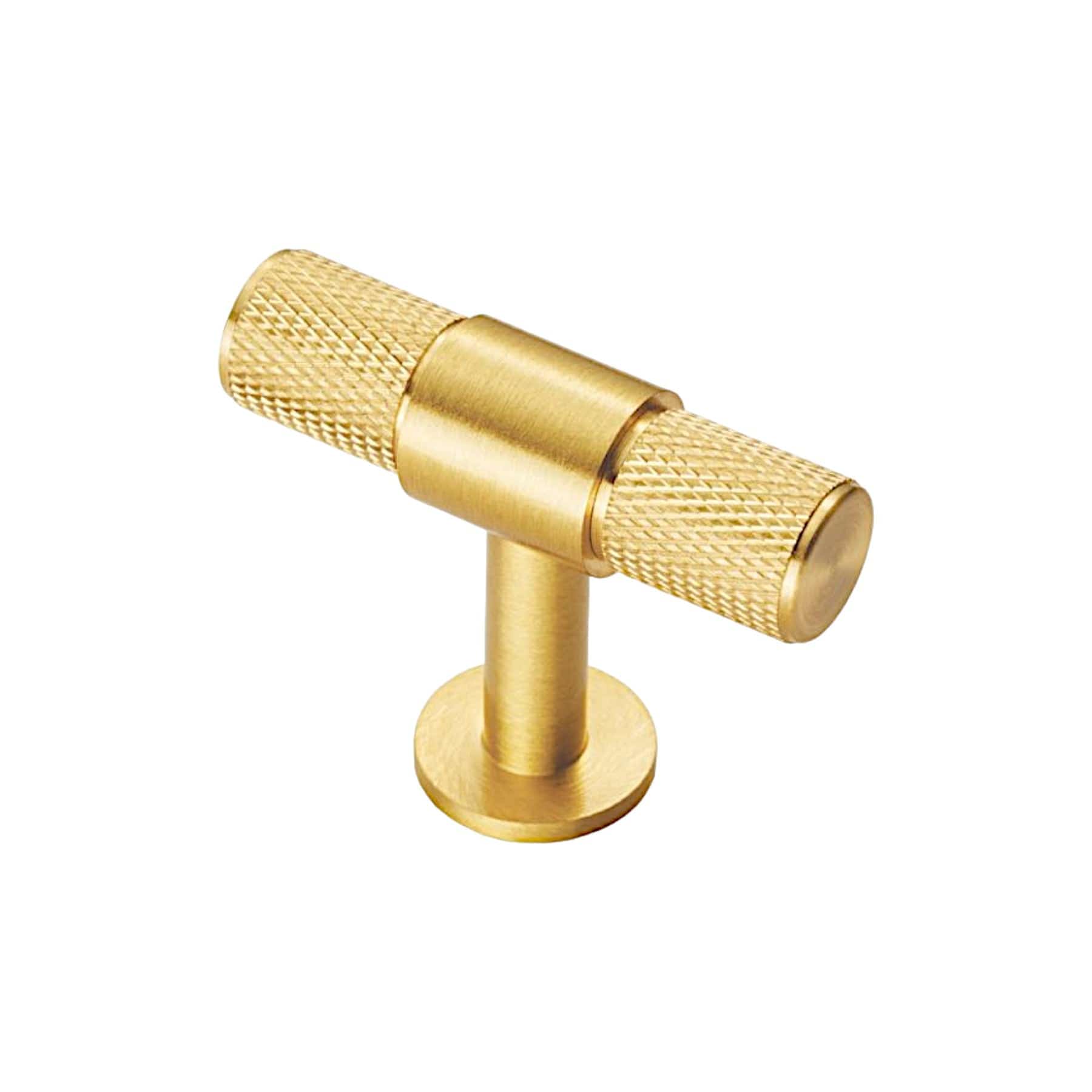 Carlisle Cross T-Bar | Greb/Knop i Børstet Messing med Lak L 50 mm x D 40 mm Carlisle Brass FTD701SB FINICC