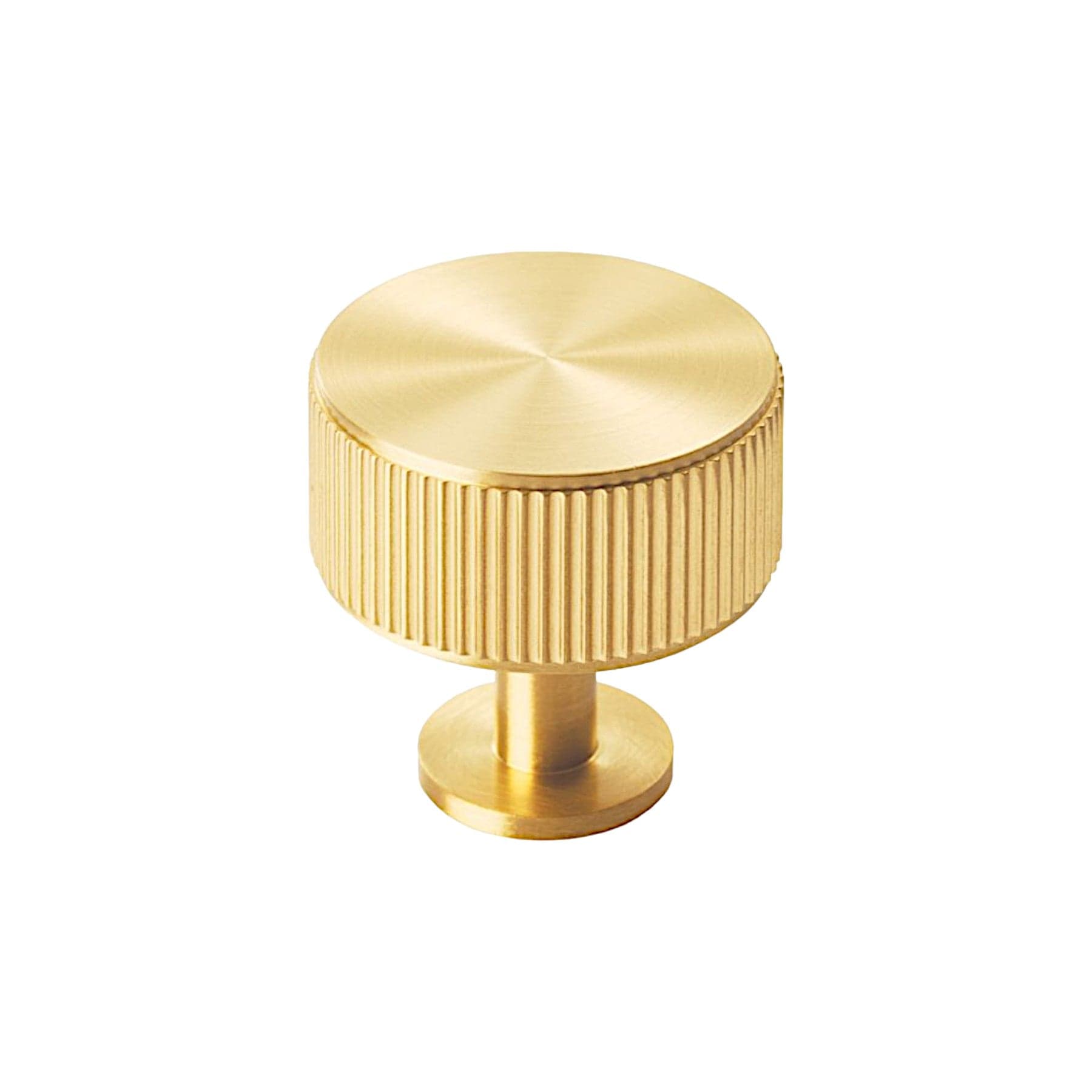 Carlisle Lines Radio | Knop i Børstet Messing med Lak Ø 35 mm x D 34 mm Carlisle Brass FTD713SB FINICC