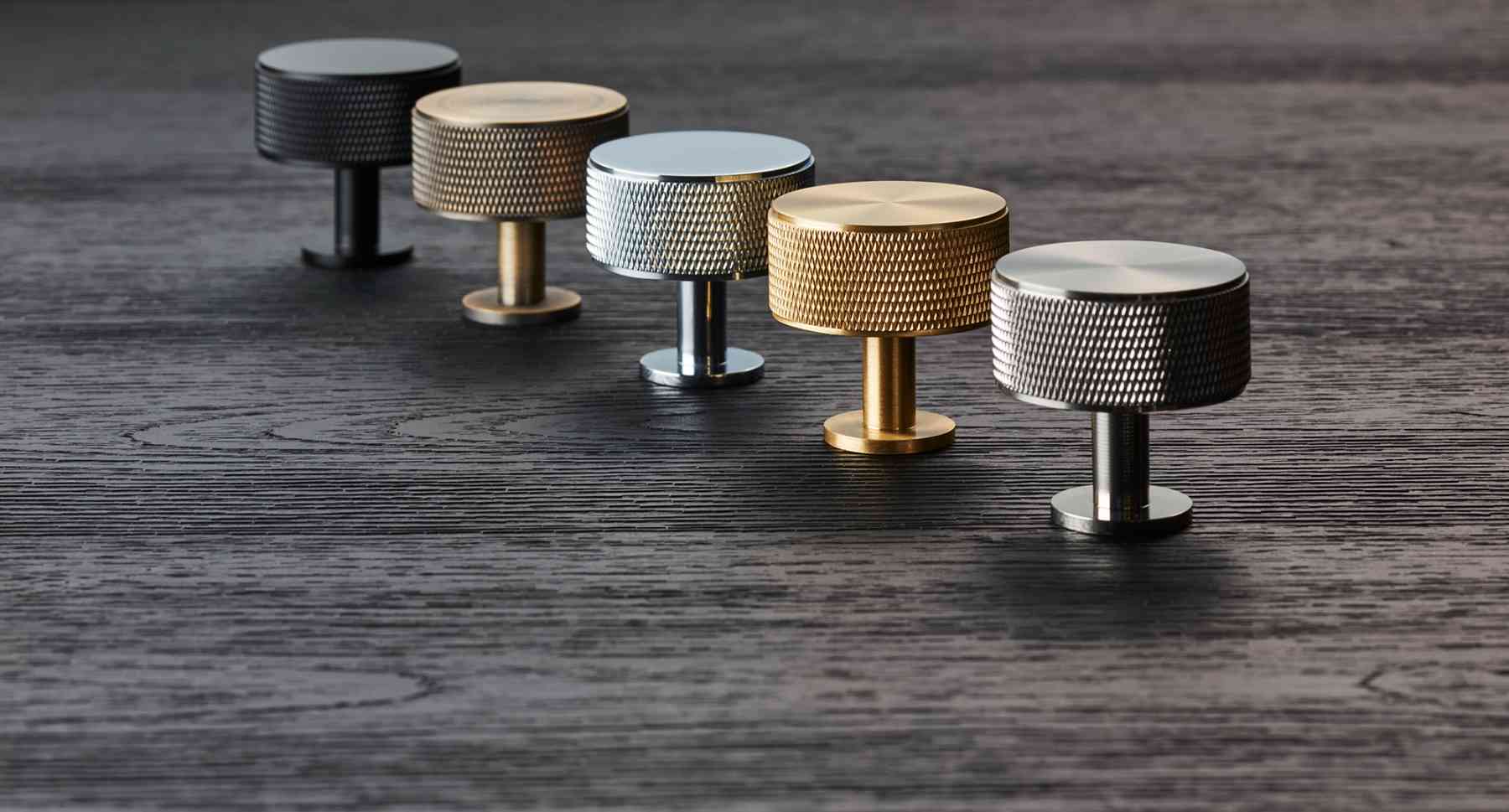 CB Cross Radio | Knop i Blank Krom Ø 35 mm x D 34 mm Carlisle Brass FTD703CP FINICC
