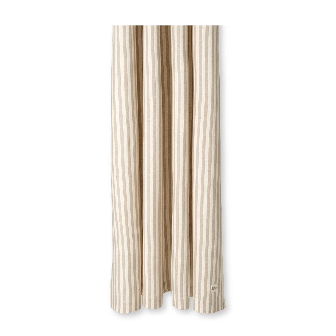 Chambray Shower Curtain - Sand/Off-white ferm LIVING FL-1104263977 FINICC