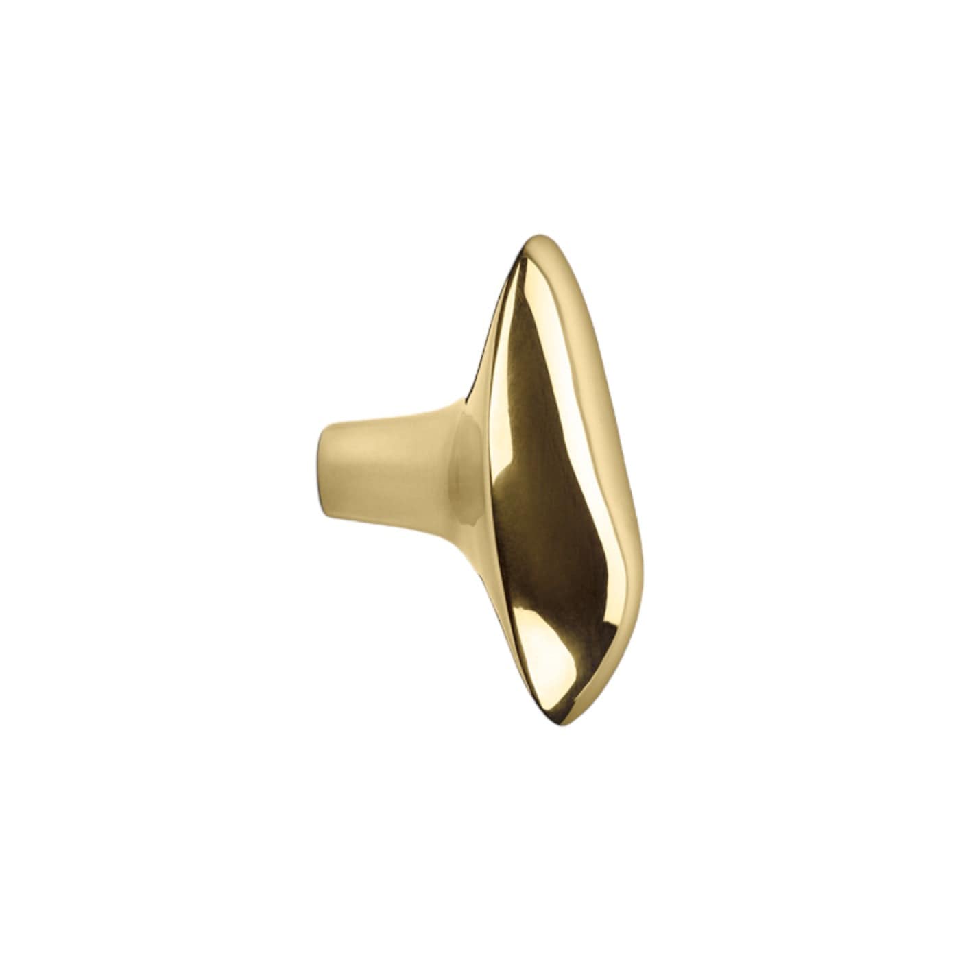 Chanterelle | Knop/Knage i Blank Messing Uden lak L 60 mm x B 70 mm ferm LIVING FINICC