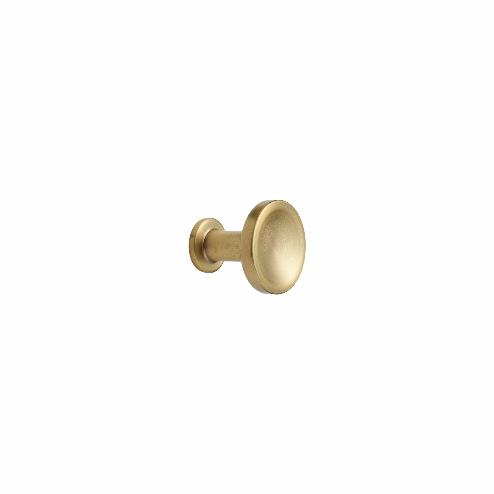 Chateau | Knop i Børstet Messing Ø 30 mm x D 30 mm Furnipart FINICC