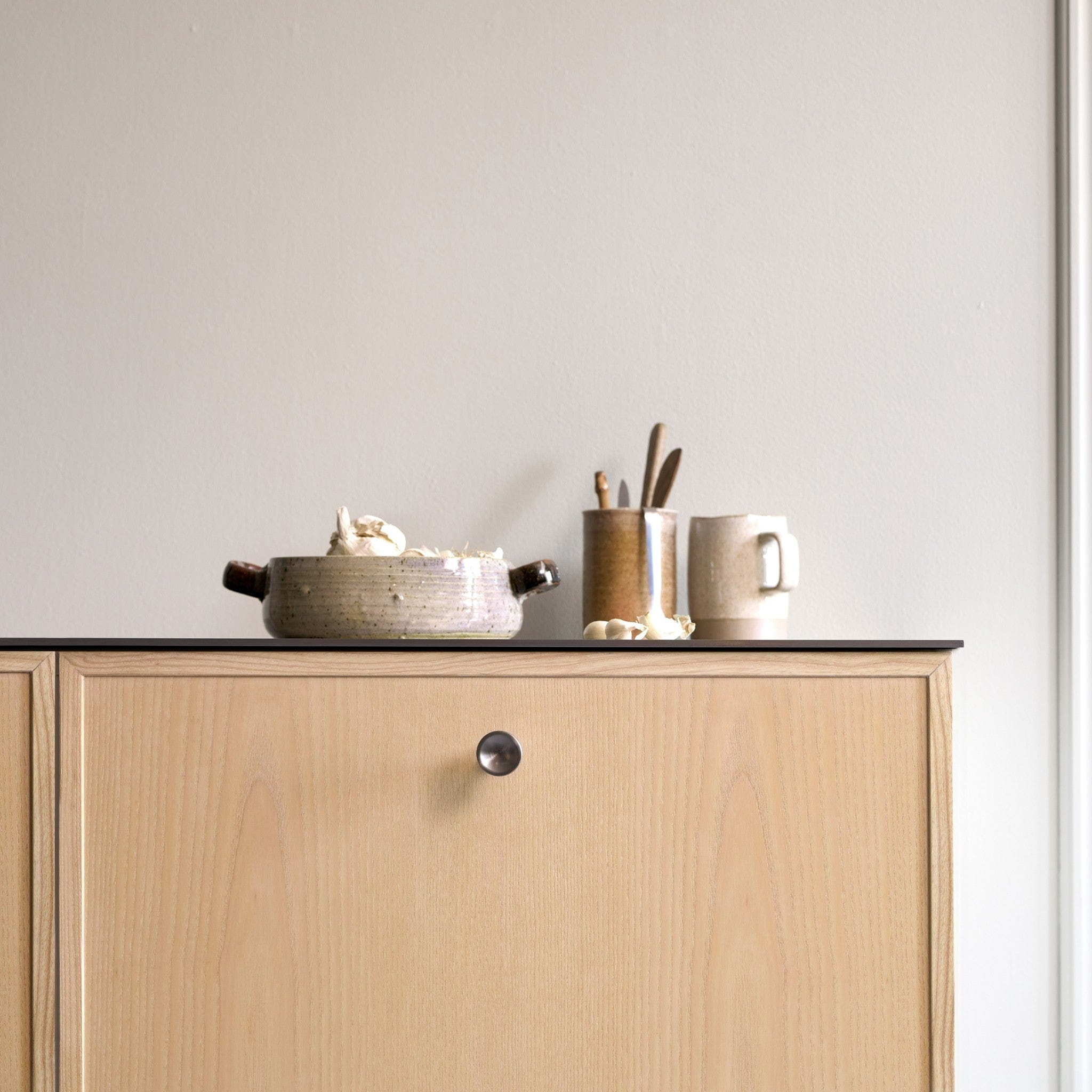 Chateau | Knop i Rustfrit Stål Finish Ø 30 mm x D 30 mm Furnipart FINICC
