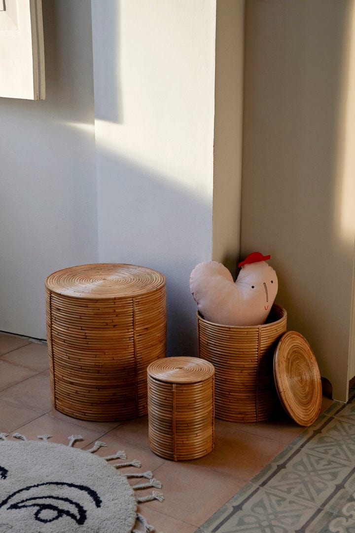 Column Storage - Set of 3 - Natural Stained ferm LIVING FL-1104267460 FINICC