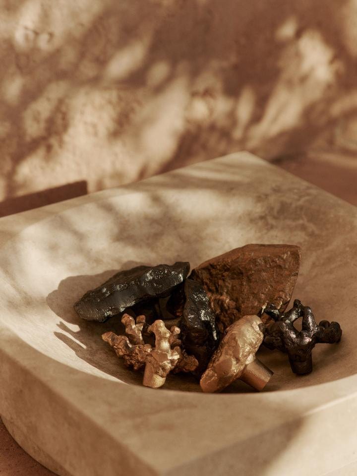 Comber Rock - Large | Knop/Knage i Ubehandlet Messingj L 60 mm x B 90 mm ferm LIVING FL-1104270842 FINICC