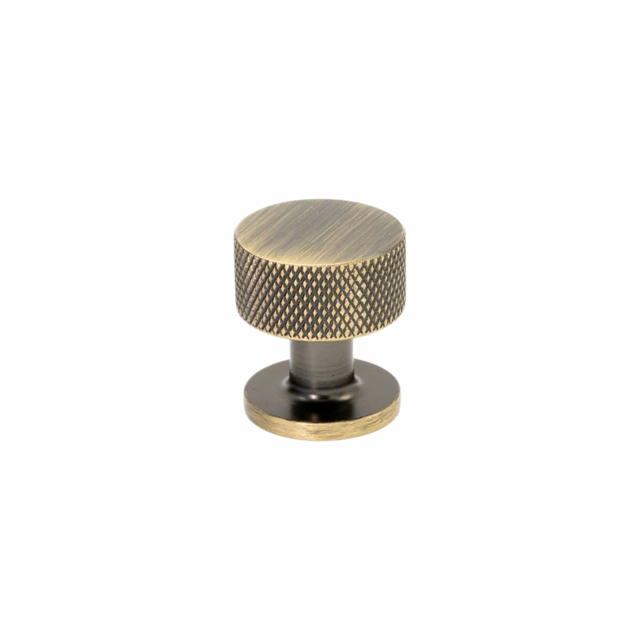 Crest | Knop i Dark Bronze Ø 26 mm x D 28 mm Beslag Design BD-309134-11 FINICC