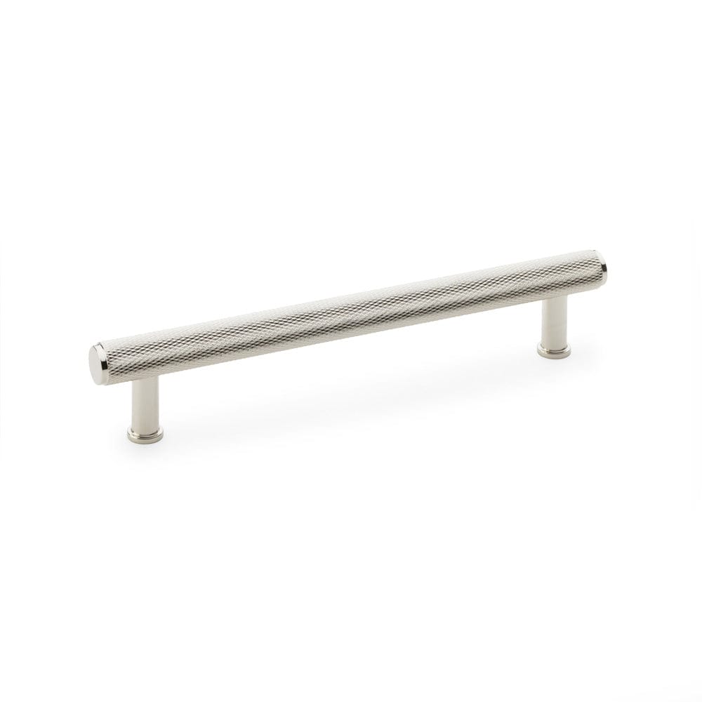 Crispin Knurled | Greb i Blank Nikkel L 198 mm (C/C 160 mm) Alexander & Wilks AW809-160-PN FINICC