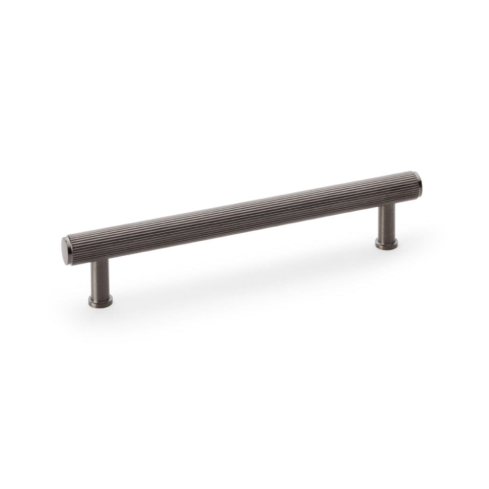 Crispin Reeded | Greb i Dark Bronze L 198 mm (C/C 160 mm) Alexander & Wilks AW809R-160-DBZPVD FINICC