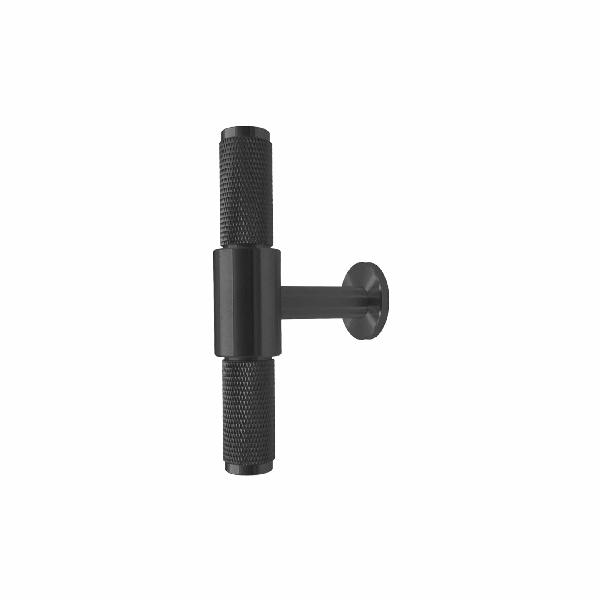 Cross T-Bar | Greb/Knop i Bruneret Messing (Smoked Bronze) uden Lak L 95 mm x D 50 mm Buster + Punch FINICC