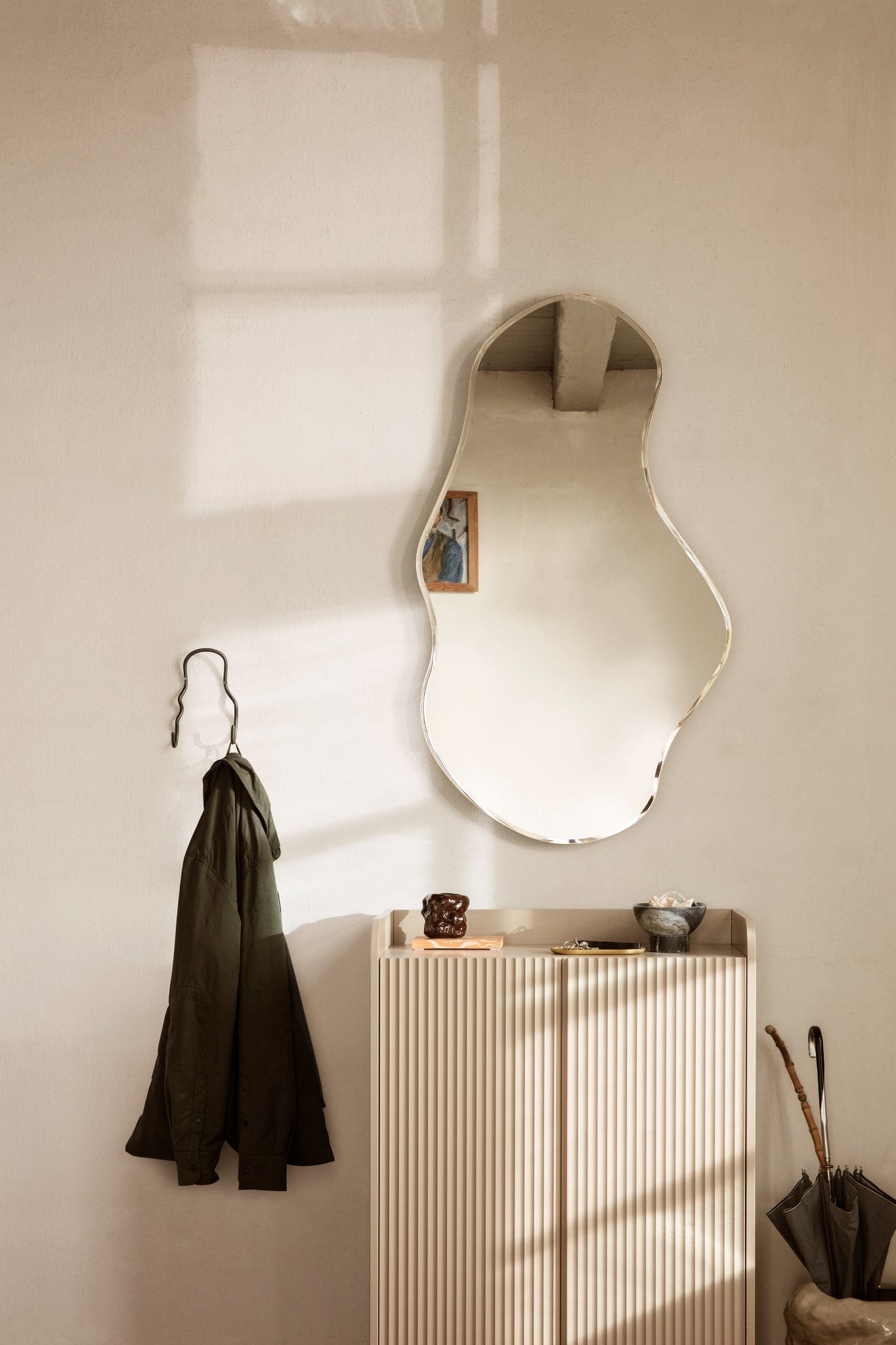 Curvature Double | Knage i Mat Sort Uden lak L 126 mm x B 213 mm ferm LIVING FINICC