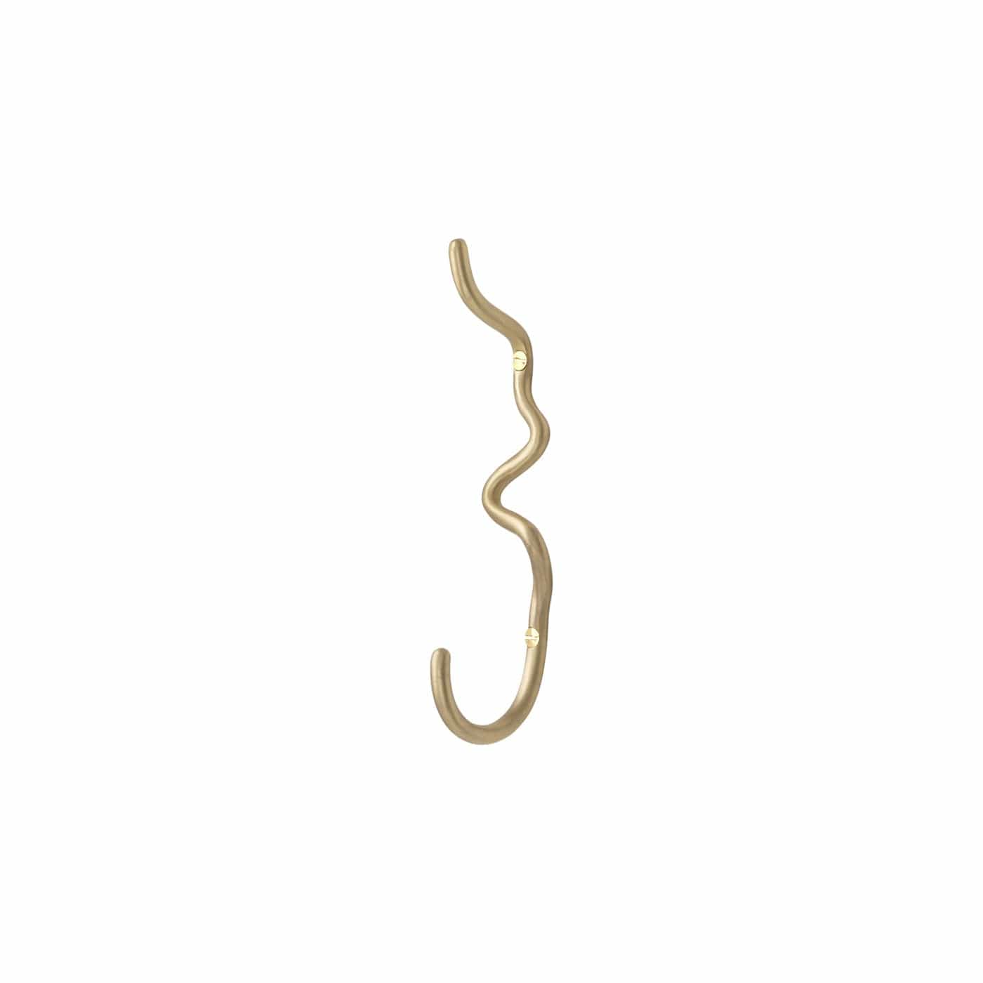 Curvature | Knage i Mat Messing Med lak L 30 mm x B 197 mm ferm LIVING FINICC