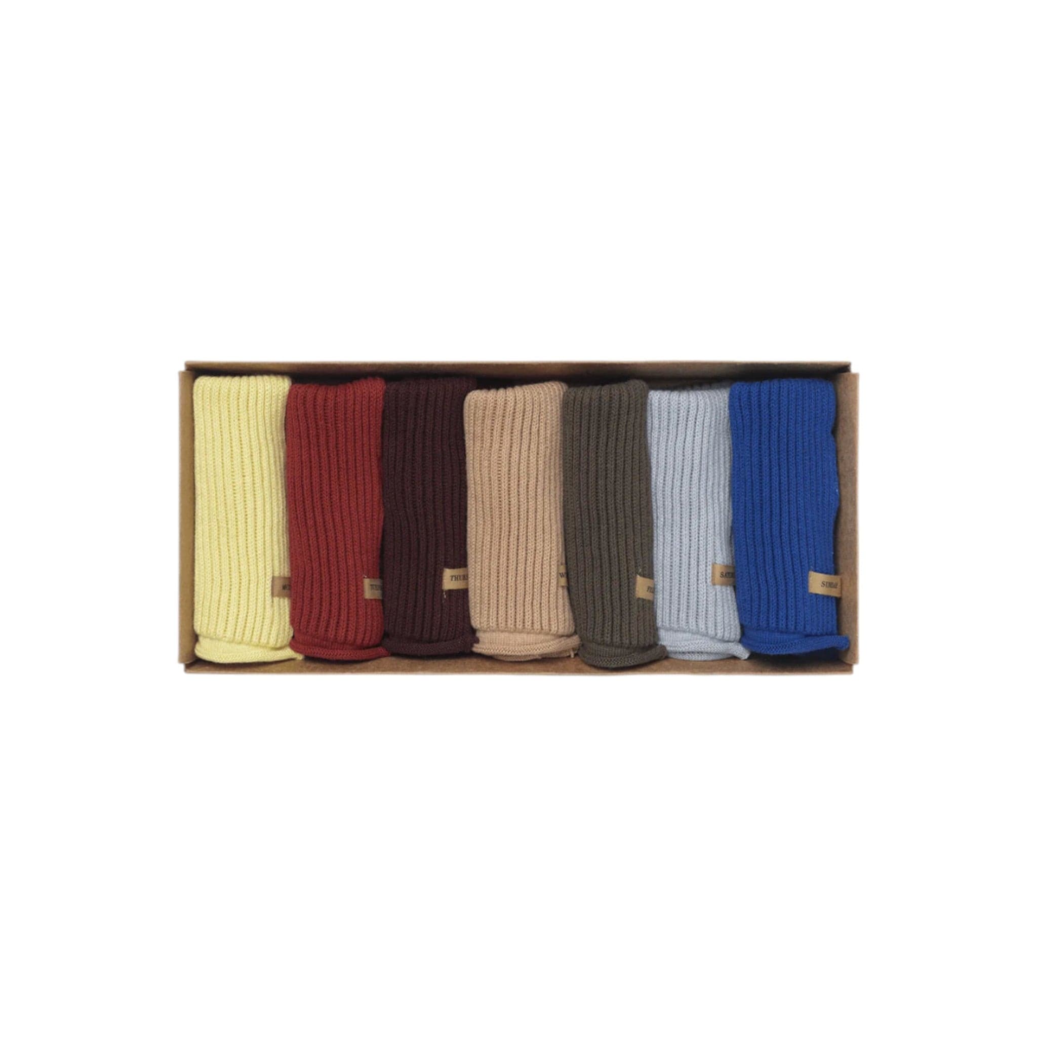 Day Cloths - Set of 7 - Multi | Karklud i Multi L 26 mm x B 26 mm ferm LIVING FL-1104265938 FINICC