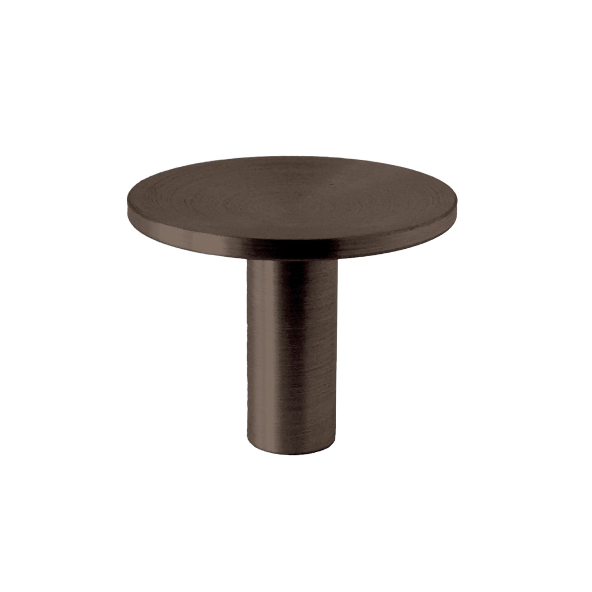 Deep | Knop i Bruneret Bruneret uden Lak Ø 28 mm x D 23 mm I-REFINE FINICC