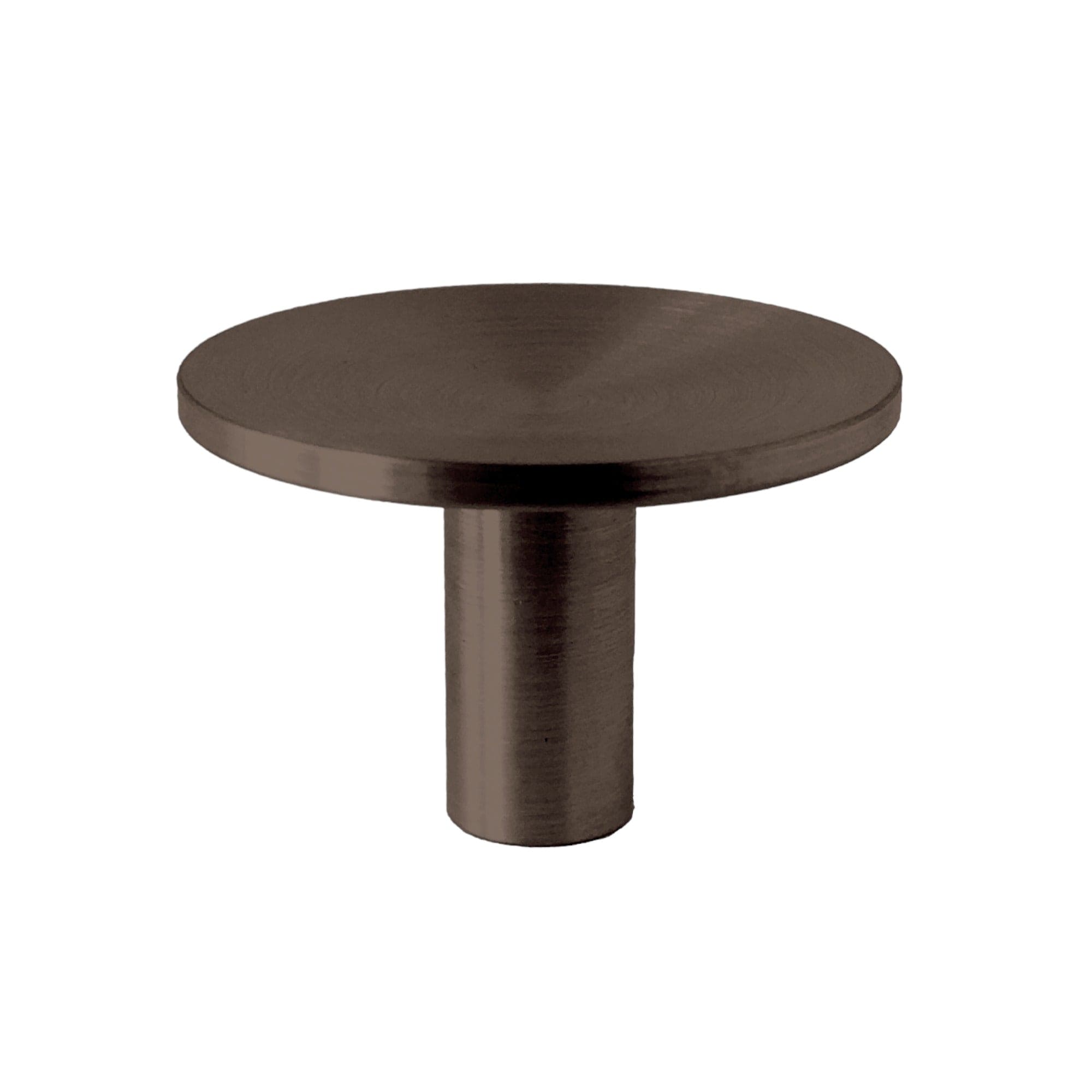 Deep | Knop i Bruneret Bruneret uden Lak Ø 35 mm x D 24 mm I-REFINE FINICC