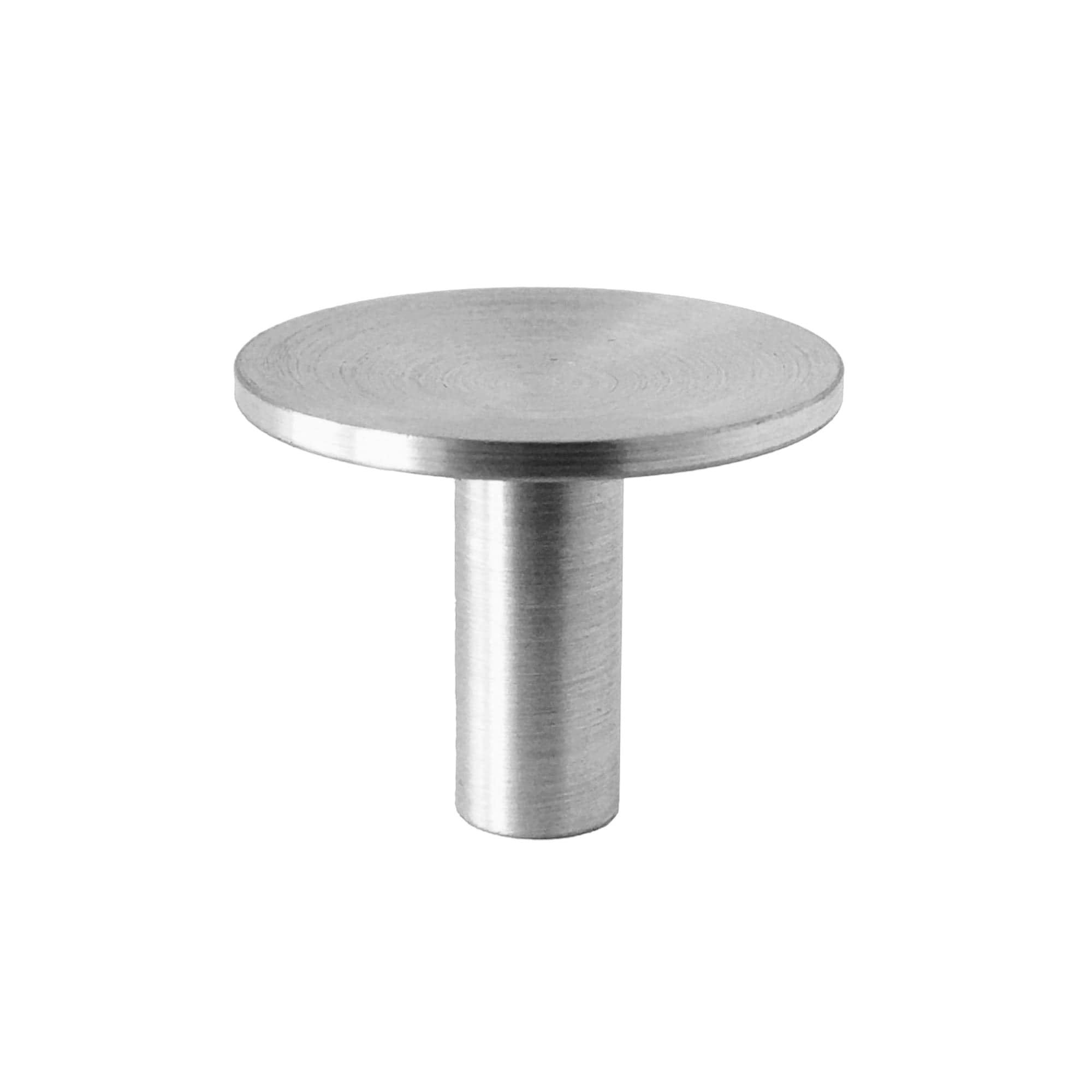 Deep | Knop i Rustfrit Stål Finish Ø 28 mm x D 23 mm I-REFINE FINICC