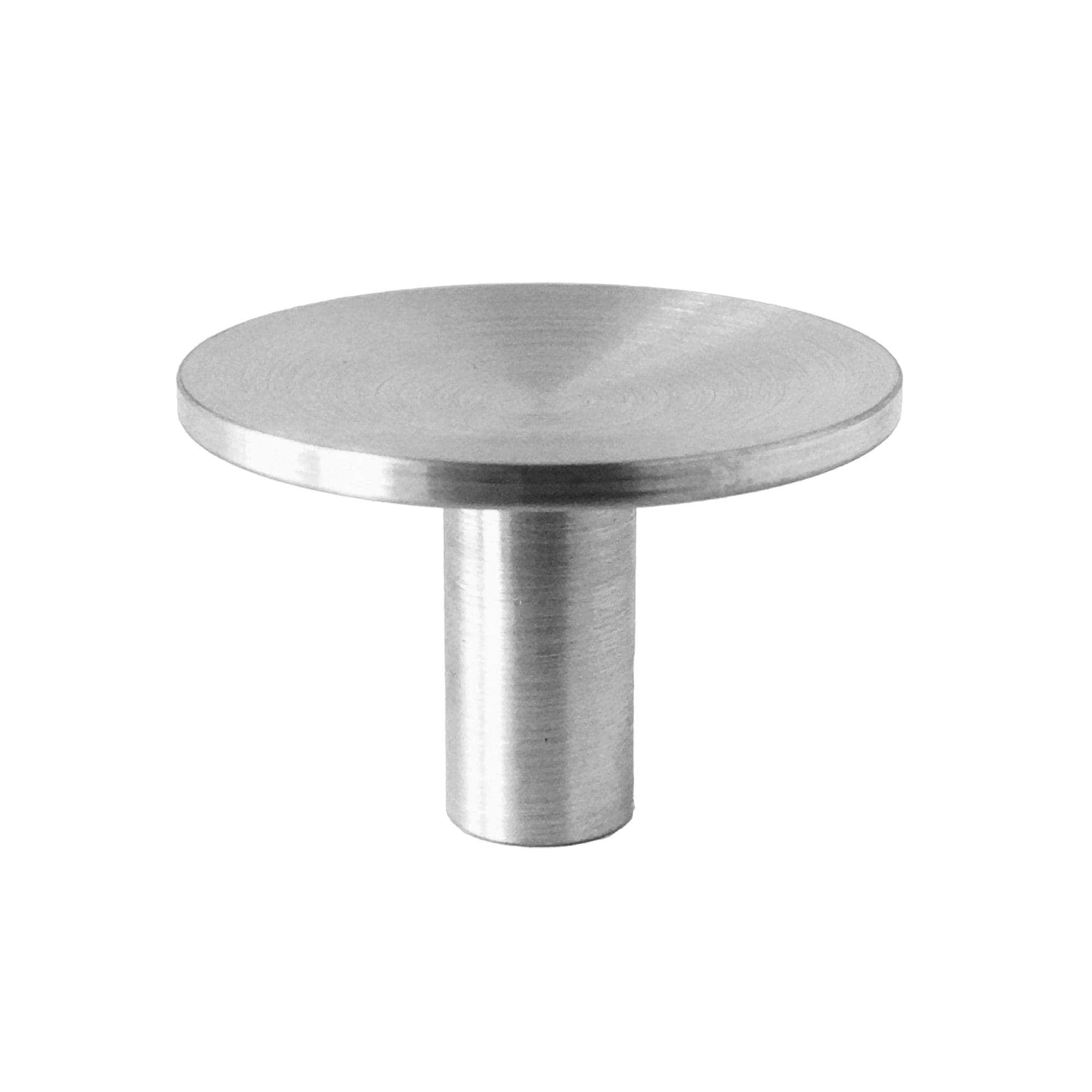 Deep | Knop i Rustfrit Stål Finish Ø 35 mm x D 24 mm I-REFINE FINICC