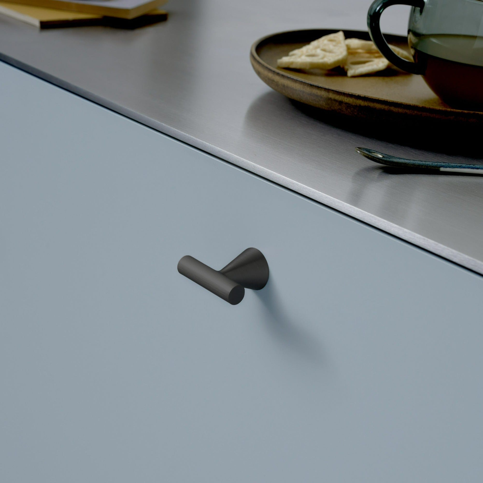 Delta | Greb/Knop i Mat Sort L 44 mm x D 36 mm Furnipart FINICC