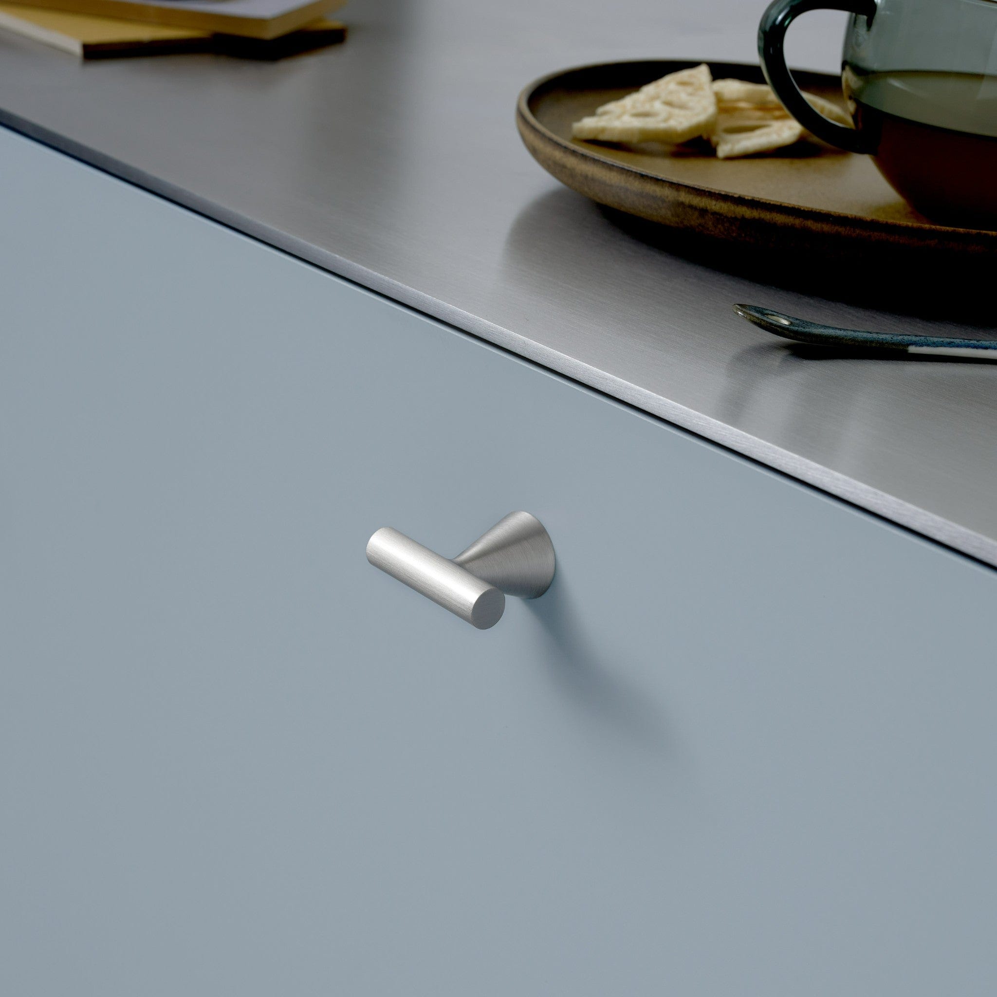 Delta | Greb/Knop i Rustfrit Stål Finish L 44 mm x D 36 mm Furnipart FINICC