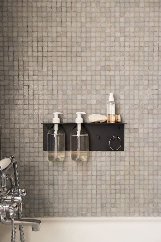 Dora Bathroom Shelf - Black ferm LIVING FL-1104266365 FINICC