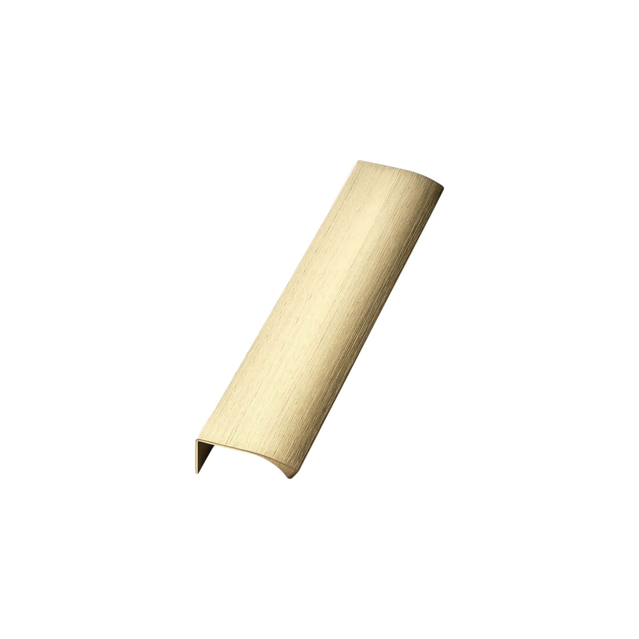 Edge Straight | Profilgreb i Børstet Messing Finish (2026 model) L 200 mm (C/C 2x80 mm) Furnipart FP-419720200-33.1 FINICC