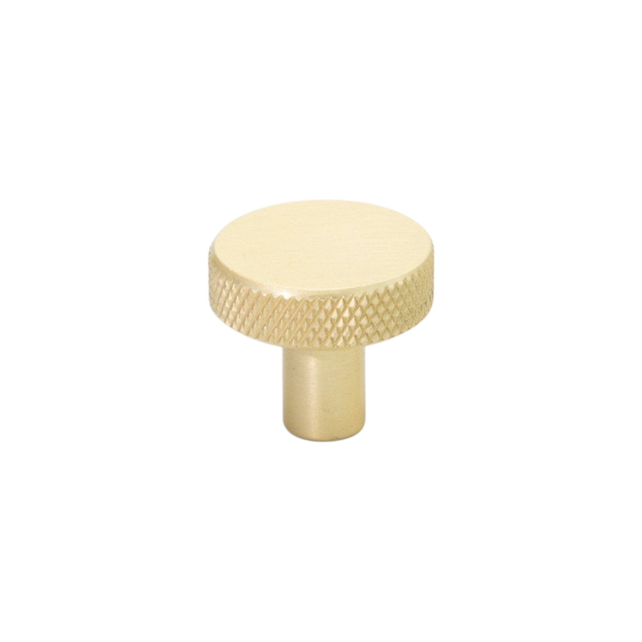 Flat | Knop i Børstet Messing Finish Ø 26 mm x D 24 mm Beslag Design BD-309152-11 FINICC