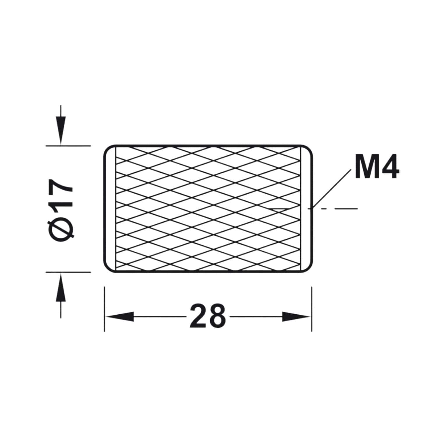 Graf | Knop i Mat Sort Ø 17,5 mm x D 28 mm Viefe FINICC