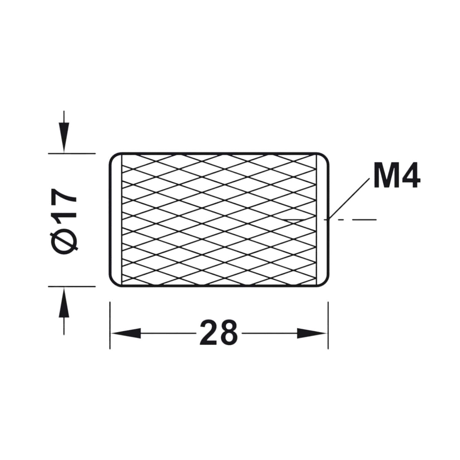 Graf | Knop i Mat Sort Ø 17,5 mm x D 28 mm Viefe VF-0109017LM2 FINICC