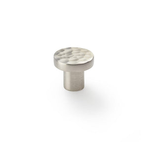 Hanover Hammered | Knop i Rustfrit Stål Finish