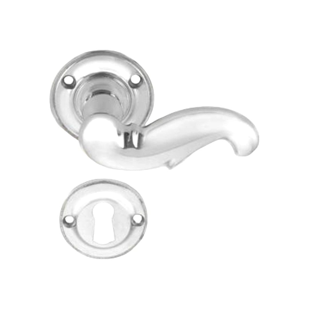 Hellerup 82 | Dørhåndtag i Blank Krom (lille model) Et Al KC-206515 FINICC