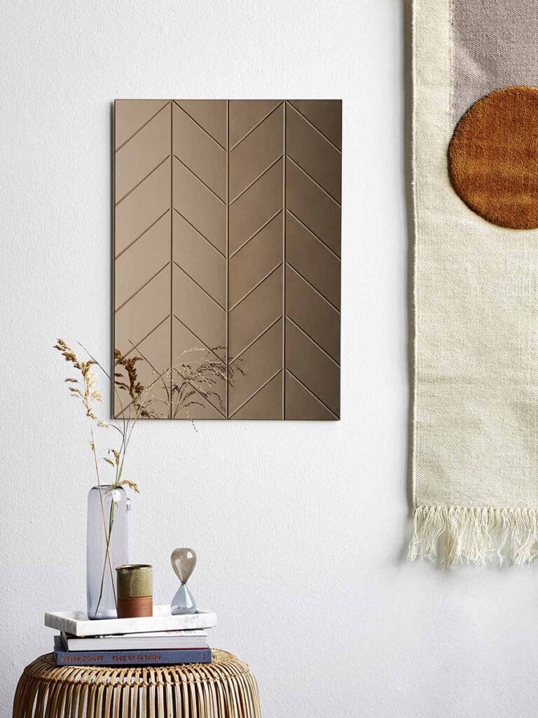 Herringbone | Spejl 50X70 Cm - Bronze L 50 cm x B 70 cm MOUD Home MH-211120 FINICC